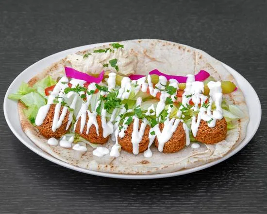 Wrap Falafel med Hummus